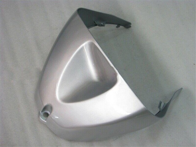 05-06 Silver Red Flames ZX6R Motorcycle Fairings 05-06 Silver Red Flames ZX6R Motorcycle Fairings