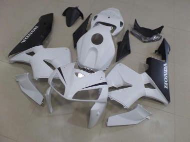 05-06 White Black CBR600RR Full Motorcycle Fairing Kits