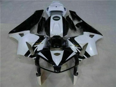 05-06 White Black CBR600RR Motorcycle Bodywork