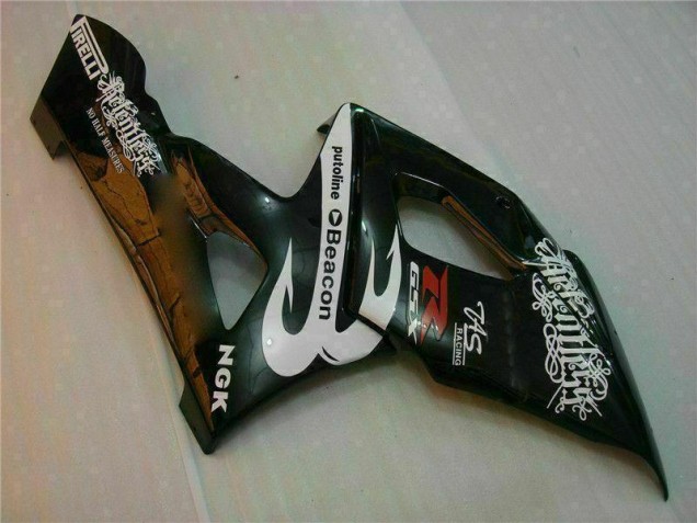 05-06 White Black GSXR 1000 Motorcycle Fairings