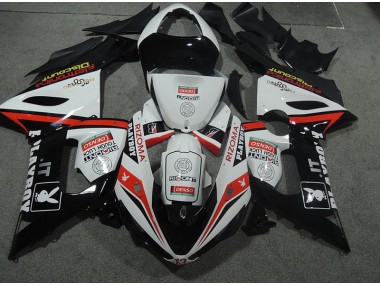 05-06 White Black Rizoma Playboy ZX6R Motorcycle Fairing