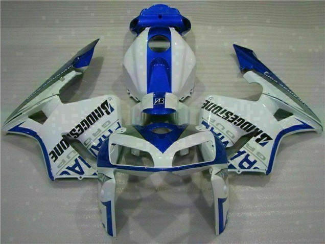 05-06 White Blue CBR600RR Motorcycle Bodywork 05-06 White Blue CBR600RR Motorcycle Bodywork