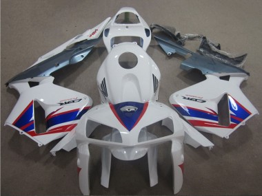 05-06 White Blue Red CBR600RR Motorcycle Fairings
