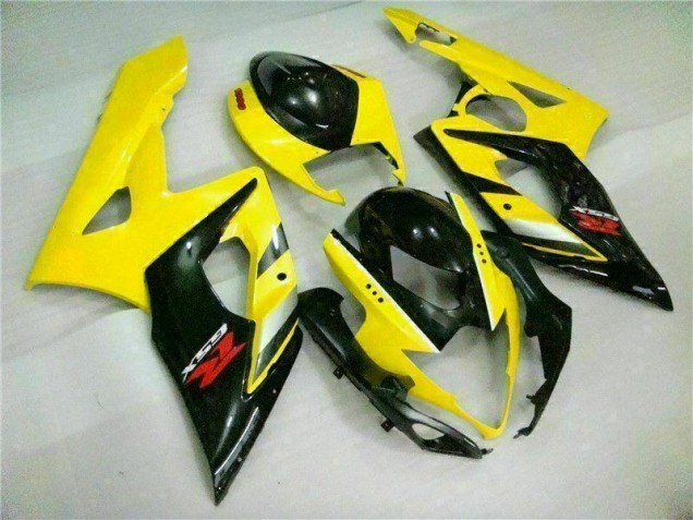 05-06 Yellow Black GSXR 1000 Motorcycle Fairings 05-06 Yellow Black GSXR 1000 Motorcycle Fairings