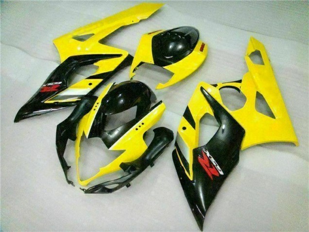 05-06 Yellow Black GSXR 1000 Motorcycle Fairings 05-06 Yellow Black GSXR 1000 Motorcycle Fairings