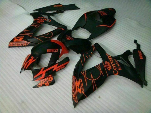 06-07 Black GSXR 600/750 Aftermarket Motorcycle Fairing