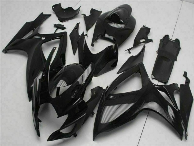 06-07 Black GSXR 600/750 Aftermarket Motorcycle Fairings 06-07 Black GSXR 600/750 Aftermarket Motorcycle Fairings