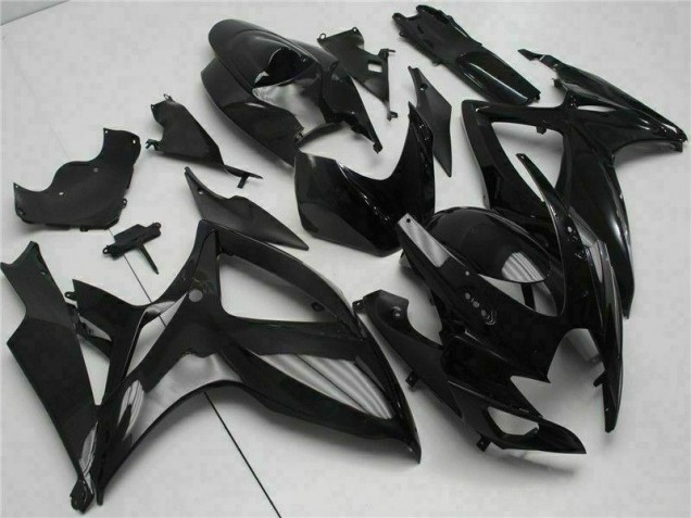 06-07 Black GSXR 600/750 Aftermarket Motorcycle Fairings 06-07 Black GSXR 600/750 Aftermarket Motorcycle Fairings