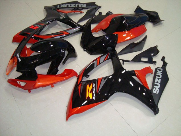 06-07 Black Red GSXR 750 Motorcycle Fairings 06-07 Black Red GSXR 750 Motorcycle Fairings