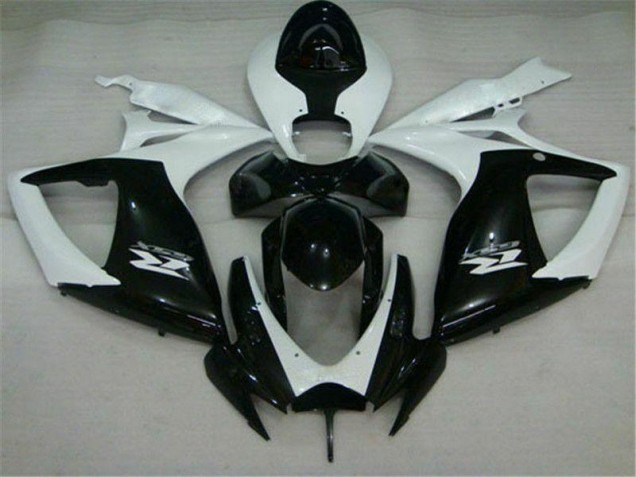 06-07 Black White GSXR 600/750 Motorcycle Fairings 06-07 Black White GSXR 600/750 Motorcycle Fairings
