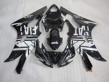 06-07 Black White Motul Fiat YZF R6 Motorcycle Fairings