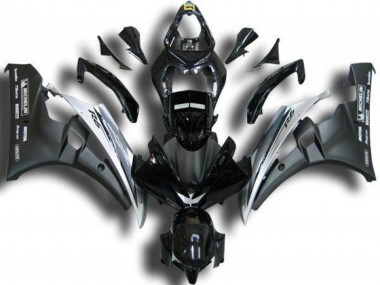 06-07 Black White YZF R6 Motorcycle Fairings