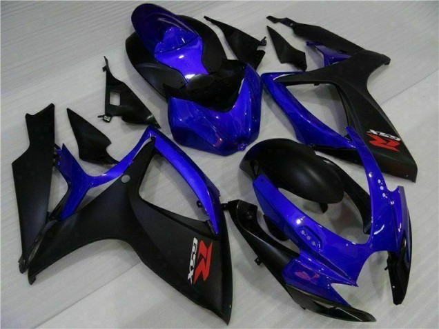 06-07 Blue Black GSXR 600/750 Motorcycle Fairing 06-07 Blue Black GSXR 600/750 Motorcycle Fairing