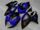 06-07 Blue Black GSXR 600/750 Motorcycle Fairing 06-07 Blue Black GSXR 600/750 Motorcycle Fairing