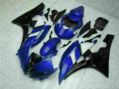 06-07 Blue Black YZF R6 Motorcycle Fairing Kits & Plastic