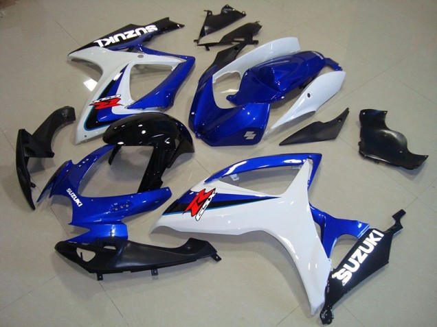 06-07 Blue White Black GSXR 750 Motorcycle Fairings 06-07 Blue White Black GSXR 750 Motorcycle Fairings