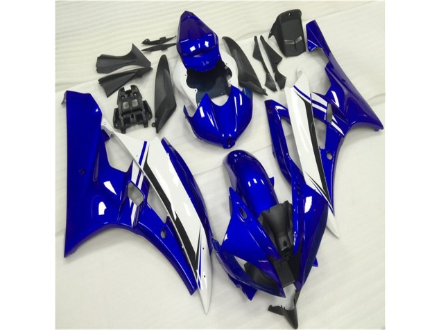 06-07 Blue White YZF R6 Motorcycle Fairings 06-07 Blue White YZF R6 Motorcycle Fairings