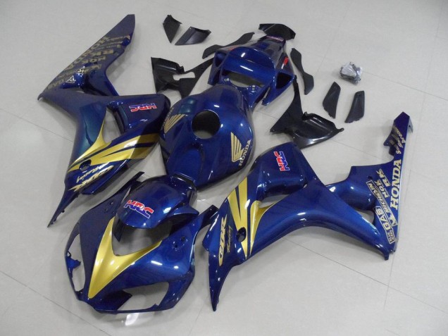 06-07 Dark Blue with Gold Stripe CBR1000RR Motorcycle Fairings 06-07 Dark Blue with Gold Stripe CBR1000RR Motorcycle Fairings