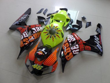 06-07 Fluro Rossi CBR1000RR Motorcycle Fairings