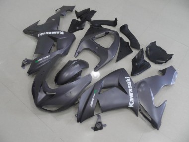 06-07 Grey with White Decals ZX10R Motorcycle Fairings