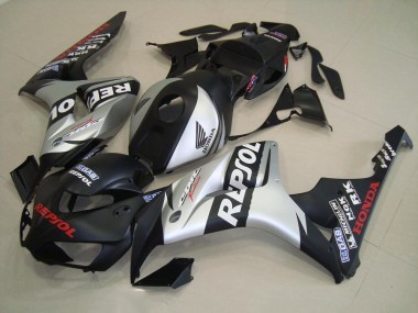 06-07 Matte Black Silver Repsol CBR1000RR Motorcycle Fairings