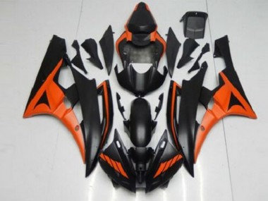 06-07 Orange Black YZF R6 Motorcycle Fairing