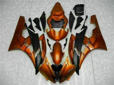 06-07 Orange YZF R6 Motorcycle Fairings