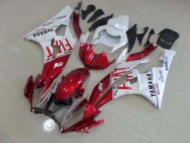 06-07 Red Fiat YZF R6 Motorcycle Fairings