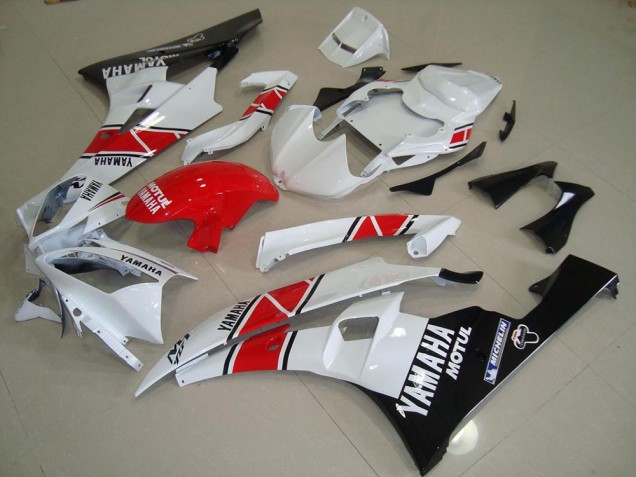 06-07 Red White Black YZF R6 Motorcycle Fairing