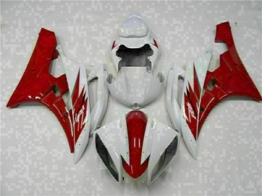 06-07 Red White YZF R6 Motorcycle Bodywork