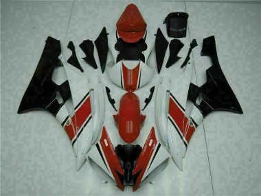 06-07 Red White YZF R6 Motorcycle Fairing Kits