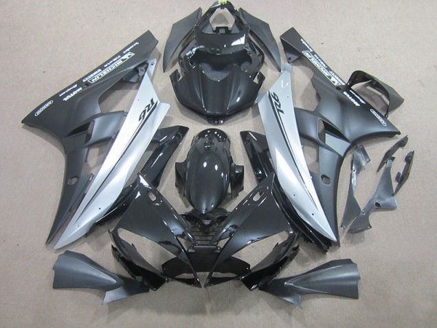 06-07 Silver Black YZF R6 Motorcycle Fairing 06-07 Silver Black YZF R6 Motorcycle Fairing