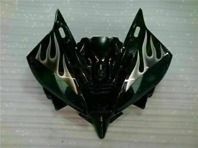 06-07 Silver Flame Black YZF R6 Motorcycle Fairings 06-07 Silver Flame Black YZF R6 Motorcycle Fairings