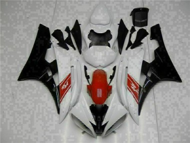 06-07 White Black YZF R6 Motorcycle Bodywork