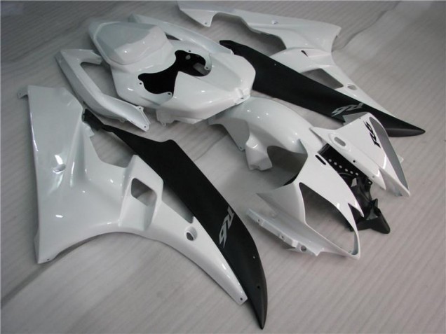 06-07 White Black YZF R6 Motorcycle Fairing 06-07 White Black YZF R6 Motorcycle Fairing