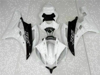 06-07 White Black YZF R6 Motorcycle Fairings