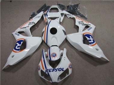 06-07 White Blue Repsol CBR1000RR Motorcycle Fairings