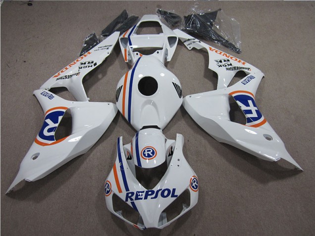 06-07 White Blue Repsol CBR1000RR Motorcycle Fairings 06-07 White Blue Repsol CBR1000RR Motorcycle Fairings
