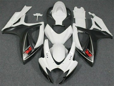 06-07 White GSXR 600/750 Motorcycle Fairings