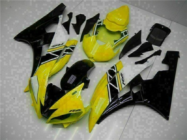 06-07 Yellow Black YZF R6 Motorcycle Bodywork 06-07 Yellow Black YZF R6 Motorcycle Bodywork