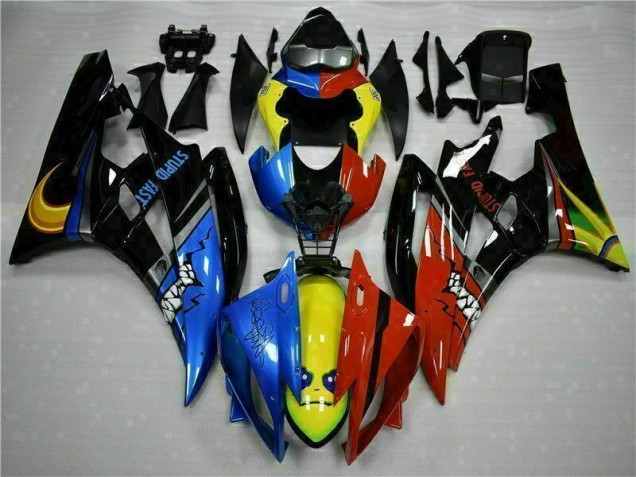 06-07 Yellow Blue Red YZF R6 Motorcycle Fairings 06-07 Yellow Blue Red YZF R6 Motorcycle Fairings