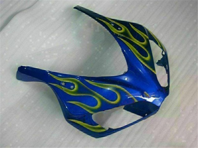 06-07 Yellow Flame Blue CBR1000RR Motorcycle Fairings 06-07 Yellow Flame Blue CBR1000RR Motorcycle Fairings