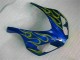 06-07 Yellow Flame Blue CBR1000RR Motorcycle Fairings 06-07 Yellow Flame Blue CBR1000RR Motorcycle Fairings
