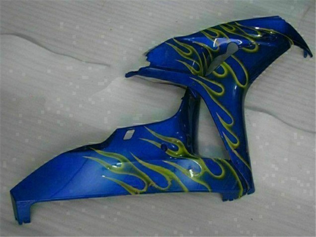 06-07 Yellow Flame Blue CBR1000RR Motorcycle Fairings 06-07 Yellow Flame Blue CBR1000RR Motorcycle Fairings