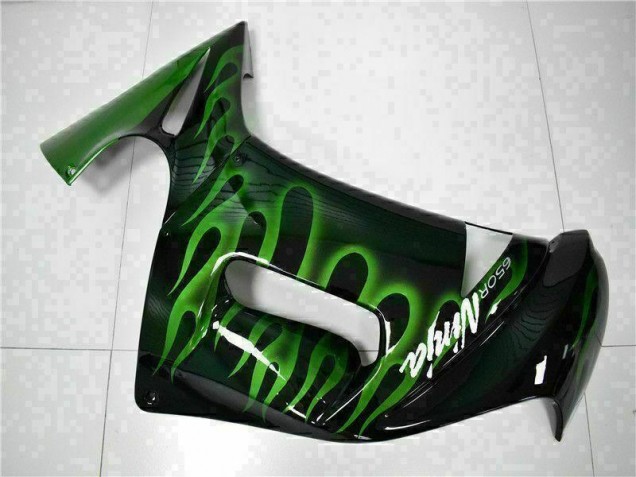 06-08 Green Flame EX650 Motorcycle Fairings 06-08 Green Flame EX650 Motorcycle Fairings