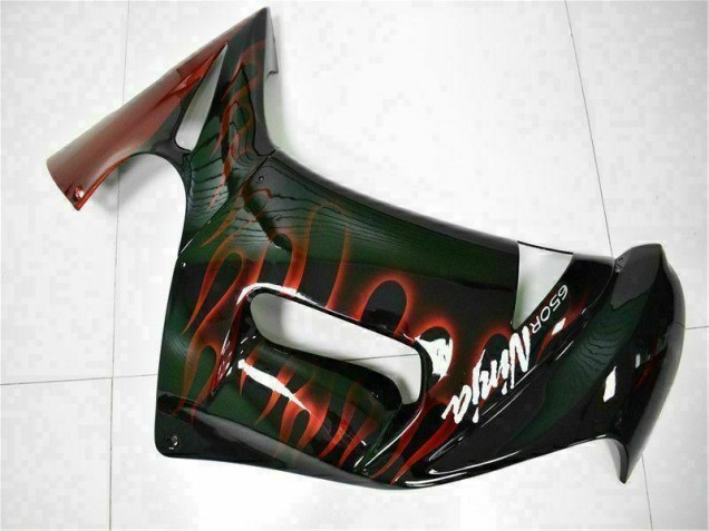 06-08 Red Flame EX650 Motorcycle Fairings