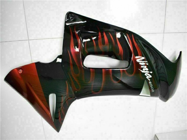 06-08 Red Flame EX650 Motorcycle Fairings