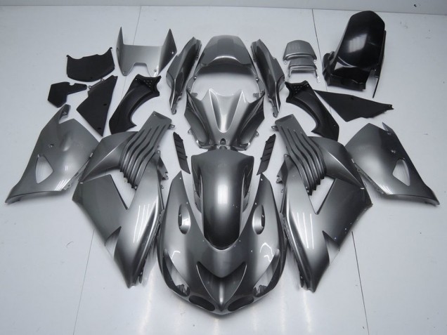 06-11 Glossy Grey ZX14R ZZR1400 Motorcycle Fairings 06-11 Glossy Grey ZX14R ZZR1400 Motorcycle Fairings