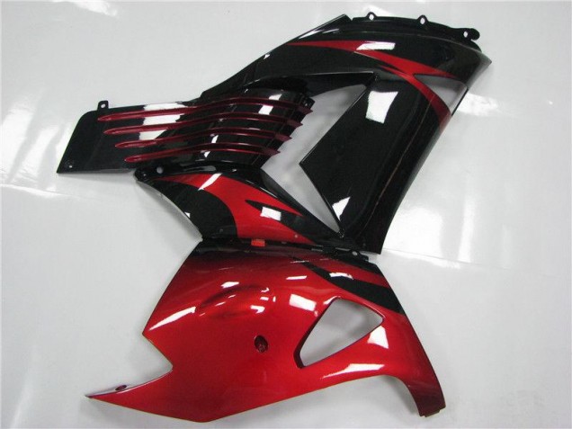 06-11 Red Black ZX14R ZZR1400 Motorcycle Fairings 06-11 Red Black ZX14R ZZR1400 Motorcycle Fairings
