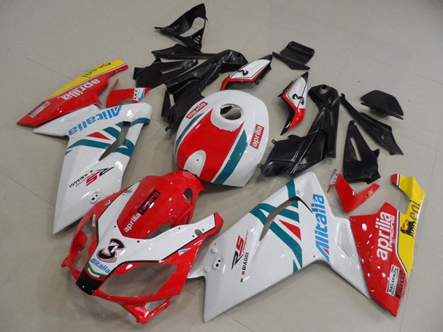 06-11 White Red Green RS125 Motorcycle Fairings 06-11 White Red Green RS125 Motorcycle Fairings